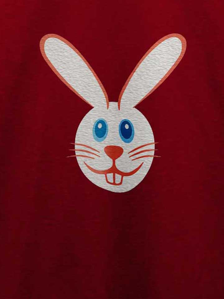 rabbit-cartoon-t-shirt bordeaux 4