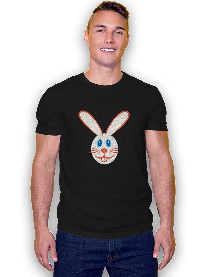 rabbit-cartoon-t-shirt schwarz 2