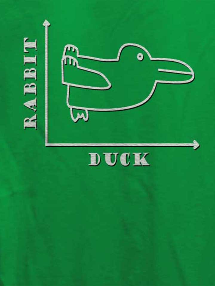 rabbit-duck-damen-t-shirt gruen 4