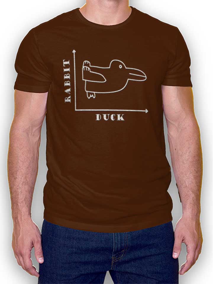 rabbit-duck-t-shirt braun 1