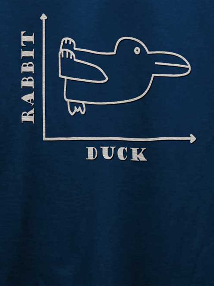 rabbit-duck-t-shirt dunkelblau 4