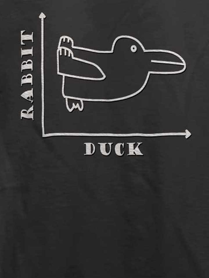 rabbit-duck-t-shirt dunkelgrau 4