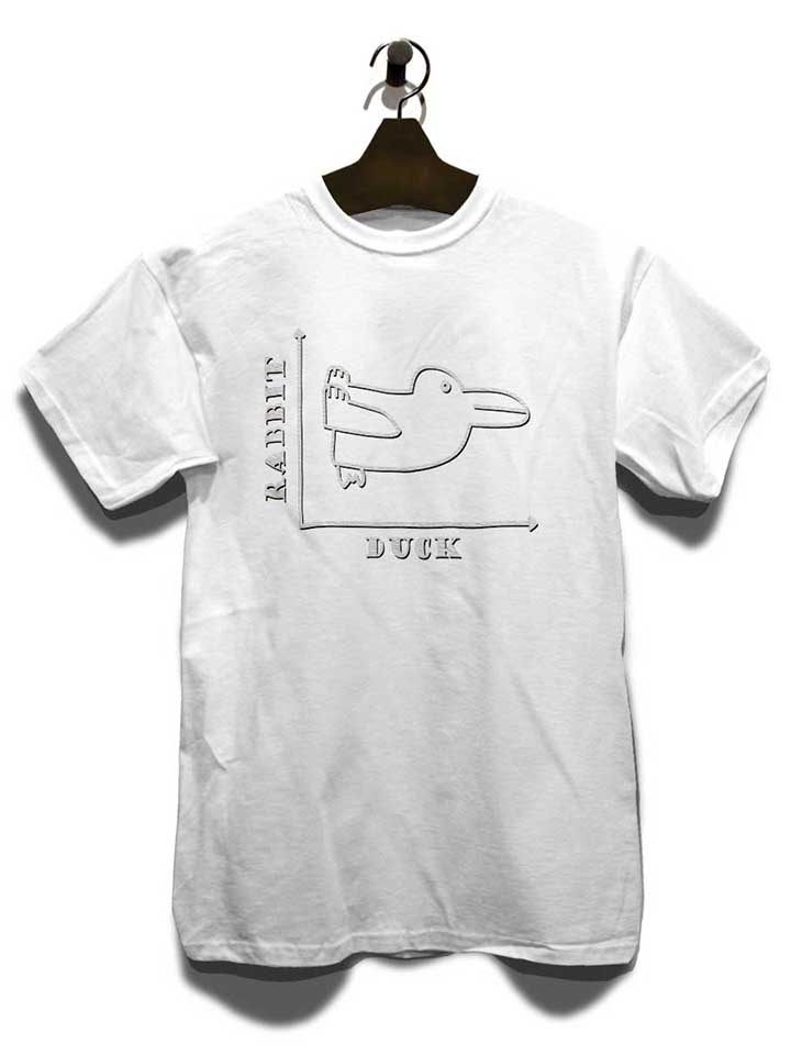 rabbit-duck-t-shirt weiss 3