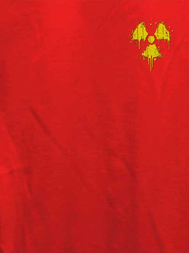 radioactive-logo-chest-print-damen-t-shirt rot 4