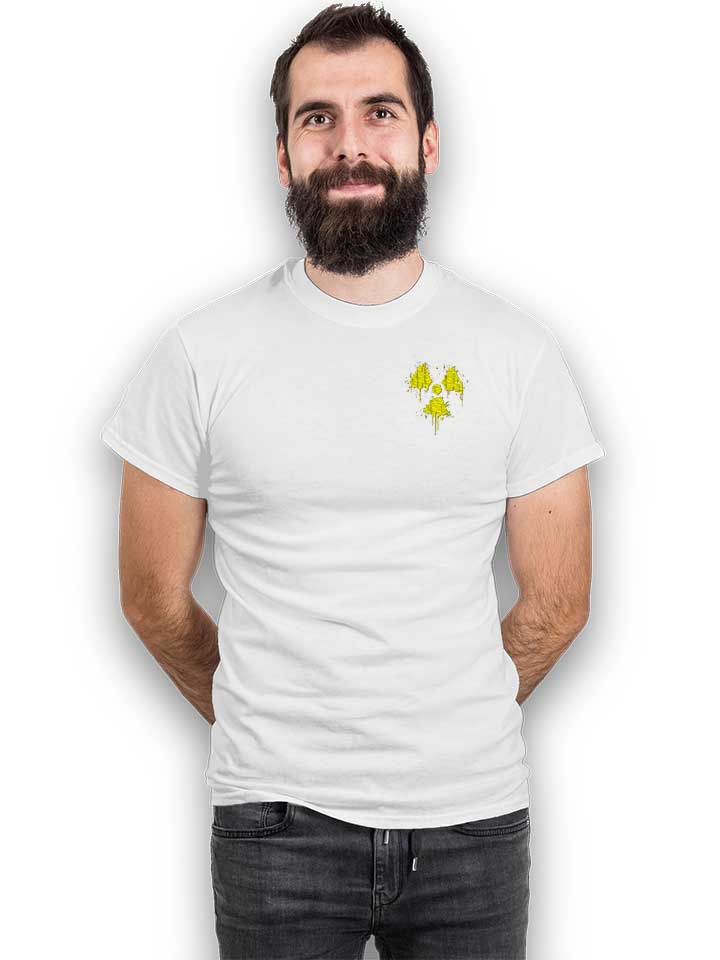radioactive-logo-chest-print-t-shirt weiss 2