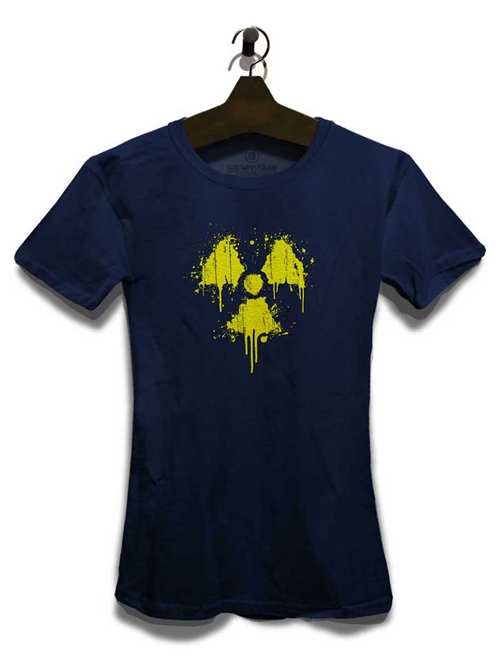 radioactive-logo-damen-t-shirt dunkelblau 3