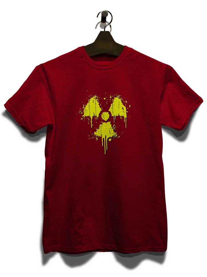 radioactive-logo-t-shirt bordeaux 3