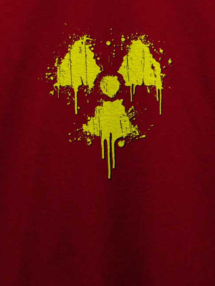 radioactive-logo-t-shirt bordeaux 4