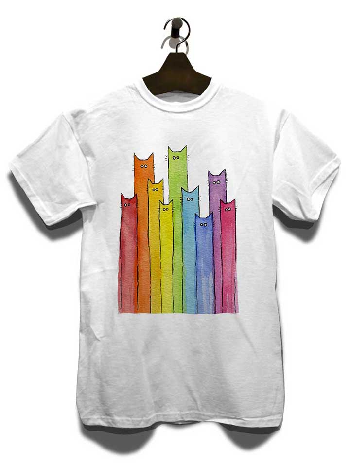 rainbow-cats-t-shirt weiss 3
