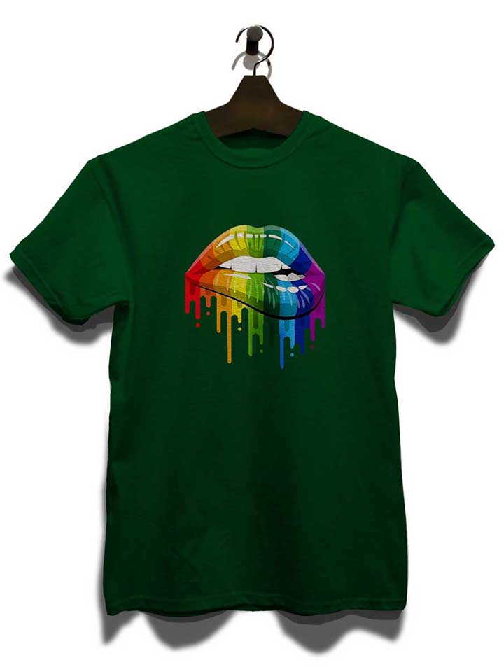 rainbow-lips-t-shirt dunkelgruen 3