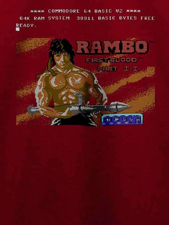 rambo-first-blood-t-shirt bordeaux 4
