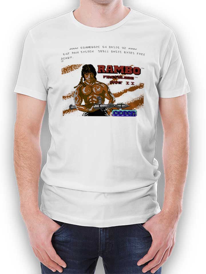 Rambo First Blood T-Shirt bianco L