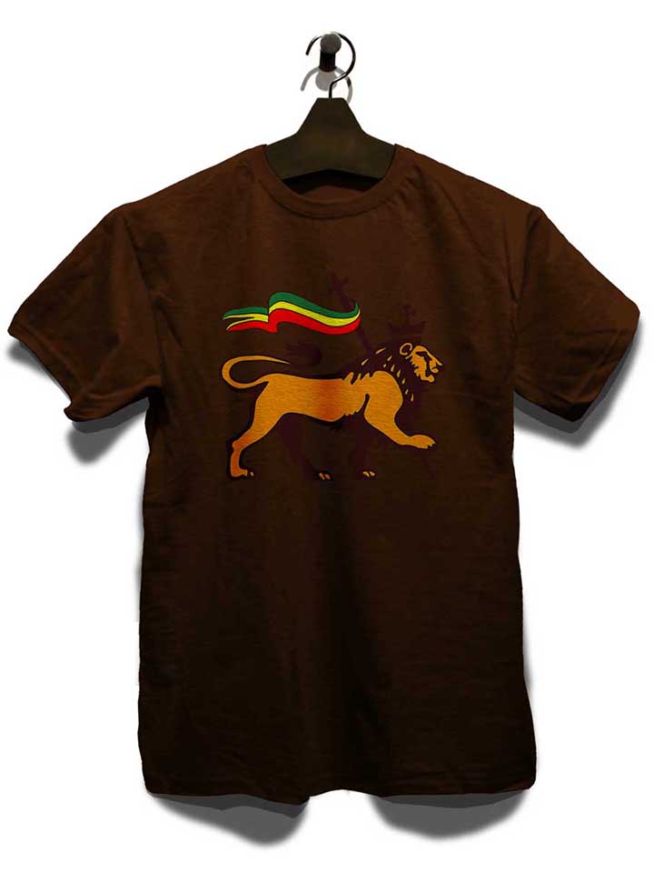 rasta-lion-flag-t-shirt braun 3