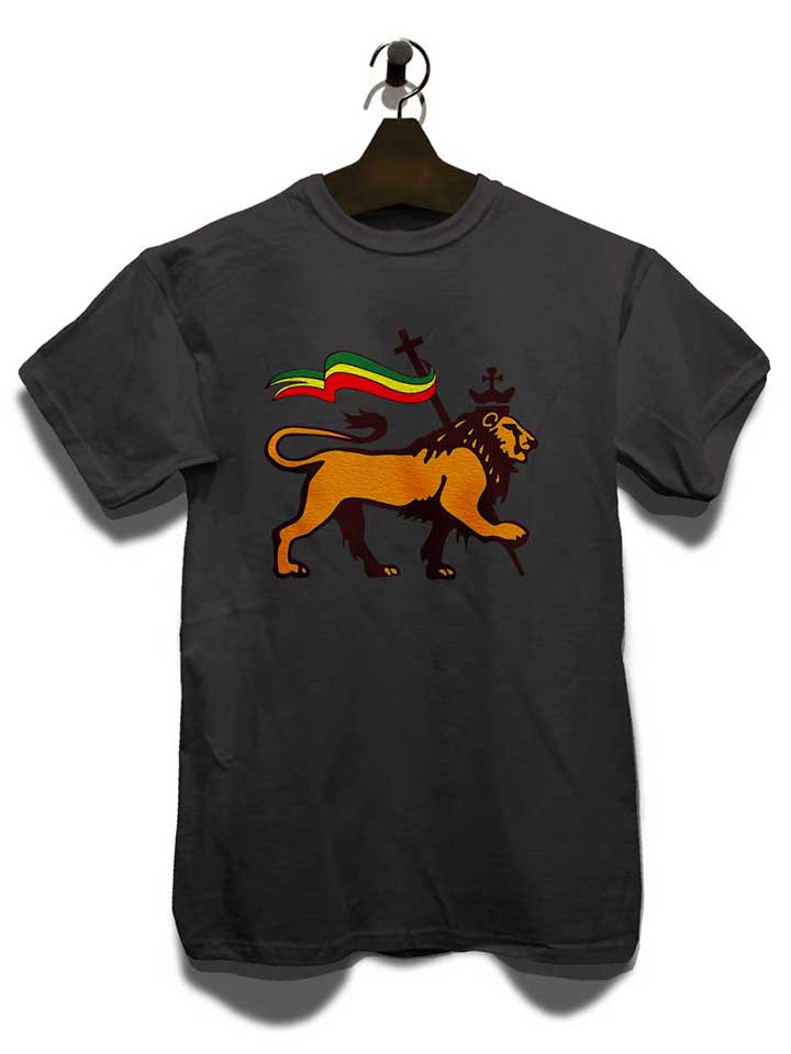 rasta-lion-flag-t-shirt dunkelgrau 3