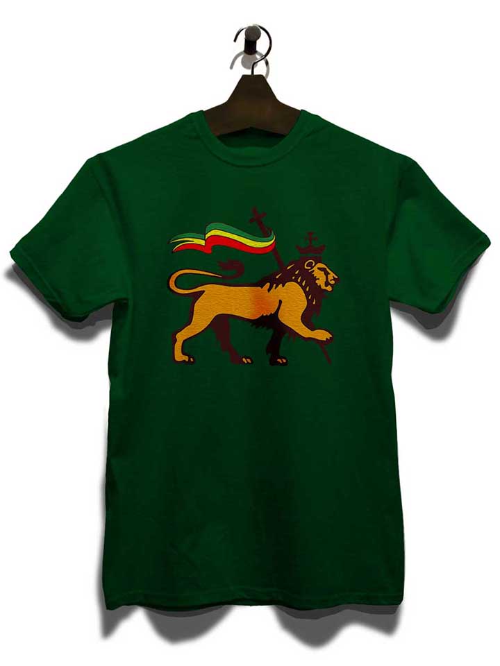 rasta-lion-flag-t-shirt dunkelgruen 3
