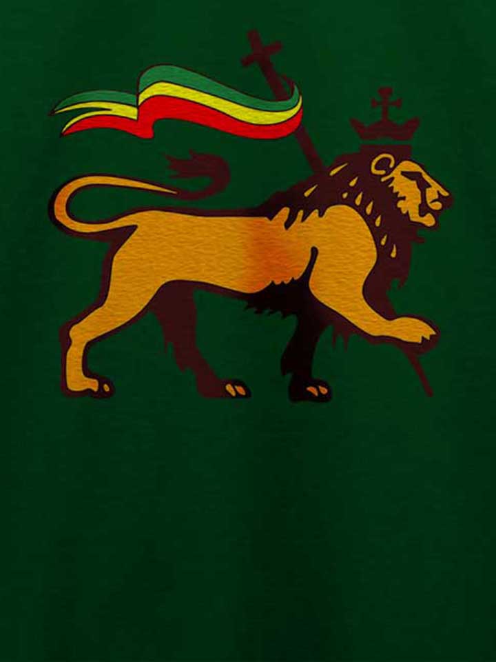 rasta-lion-flag-t-shirt dunkelgruen 4