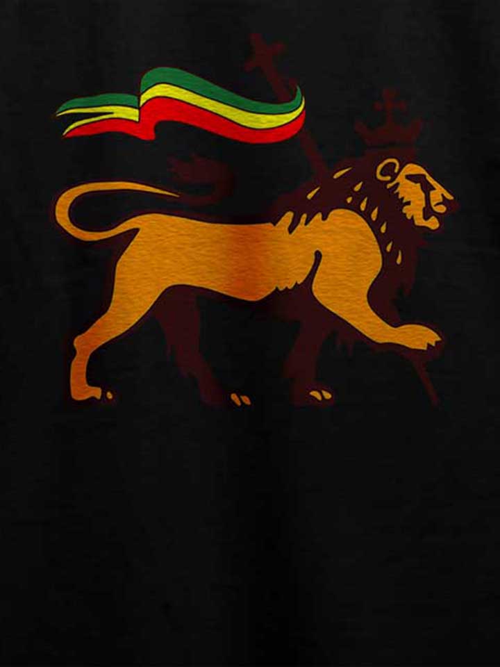 rasta-lion-flag-t-shirt schwarz 4