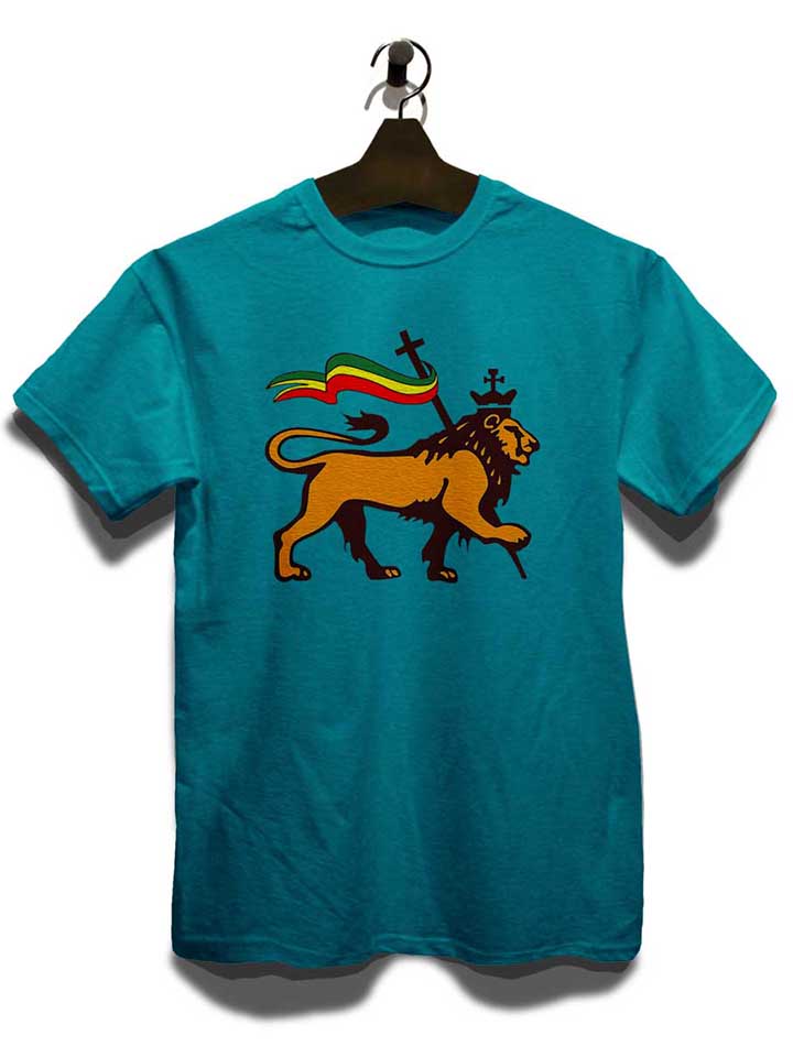 rasta-lion-flag-t-shirt tuerkis 3