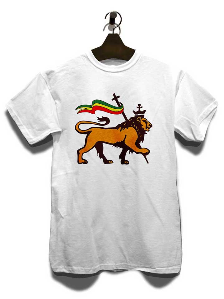 rasta-lion-flag-t-shirt weiss 3