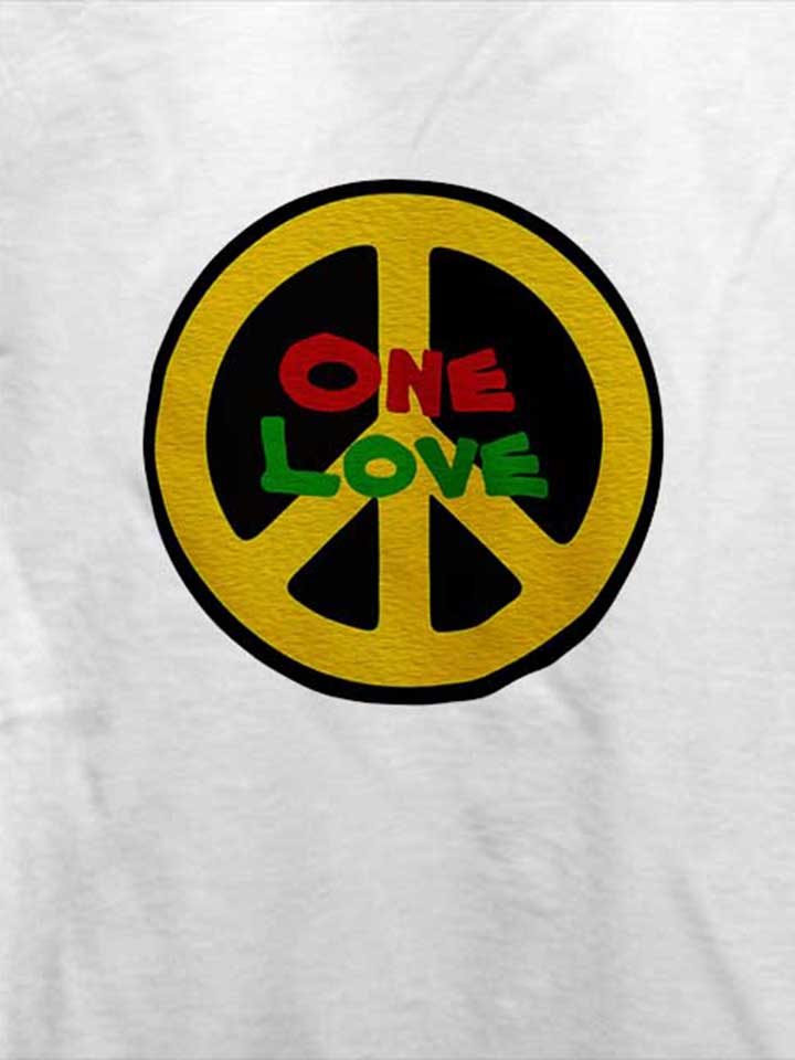 rasta-one-love-t-shirt weiss 4