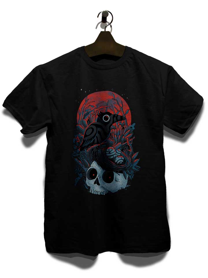 raven-skull-t-shirt schwarz 3
