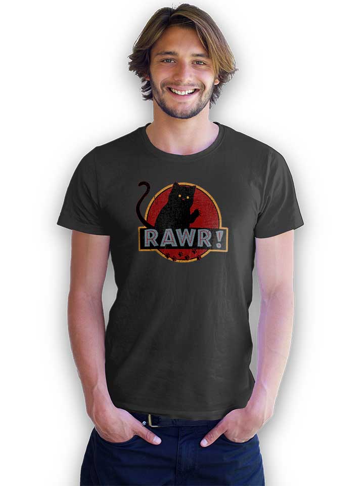 rawr-jurrasic-cat-t-shirt dunkelgrau 2