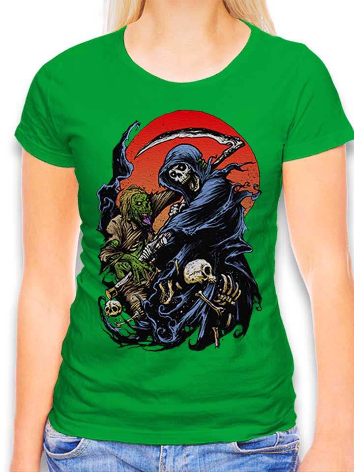 Reaper Zombie Damen T-Shirt gruen L
