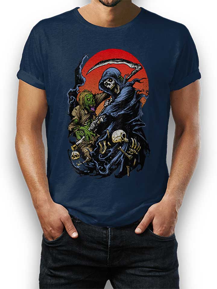 Reaper Zombie T-Shirt blu-oltemare L