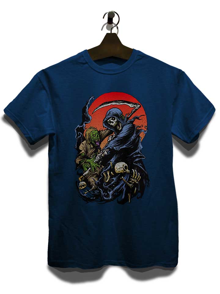 reaper-zombie-t-shirt dunkelblau 3