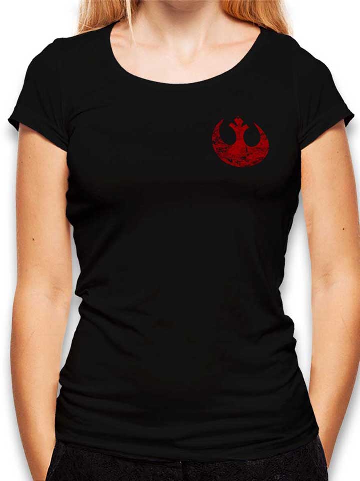 Rebel Alliance Logo Chest Print Damen T-Shirt schwarz L