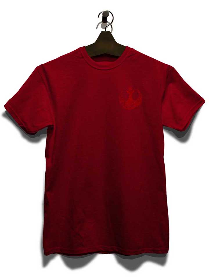 rebel-alliance-logo-chest-print-t-shirt bordeaux 3