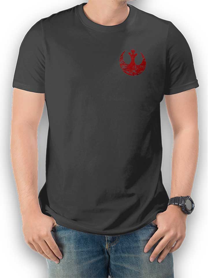 Rebel Alliance Logo Chest Print T-Shirt dunkelgrau L