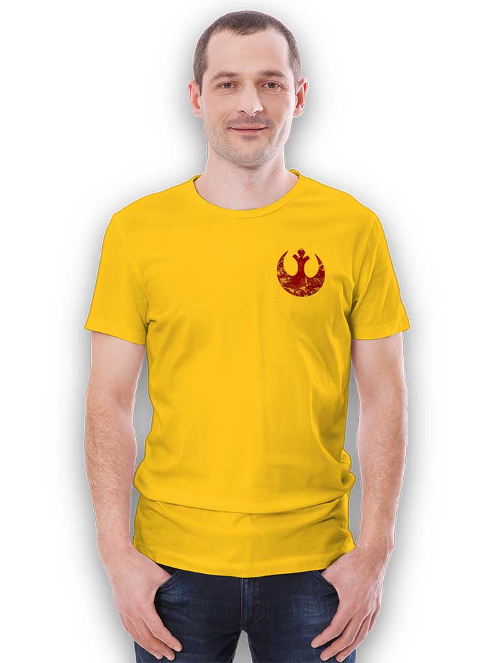 rebel-alliance-logo-chest-print-t-shirt gelb 2