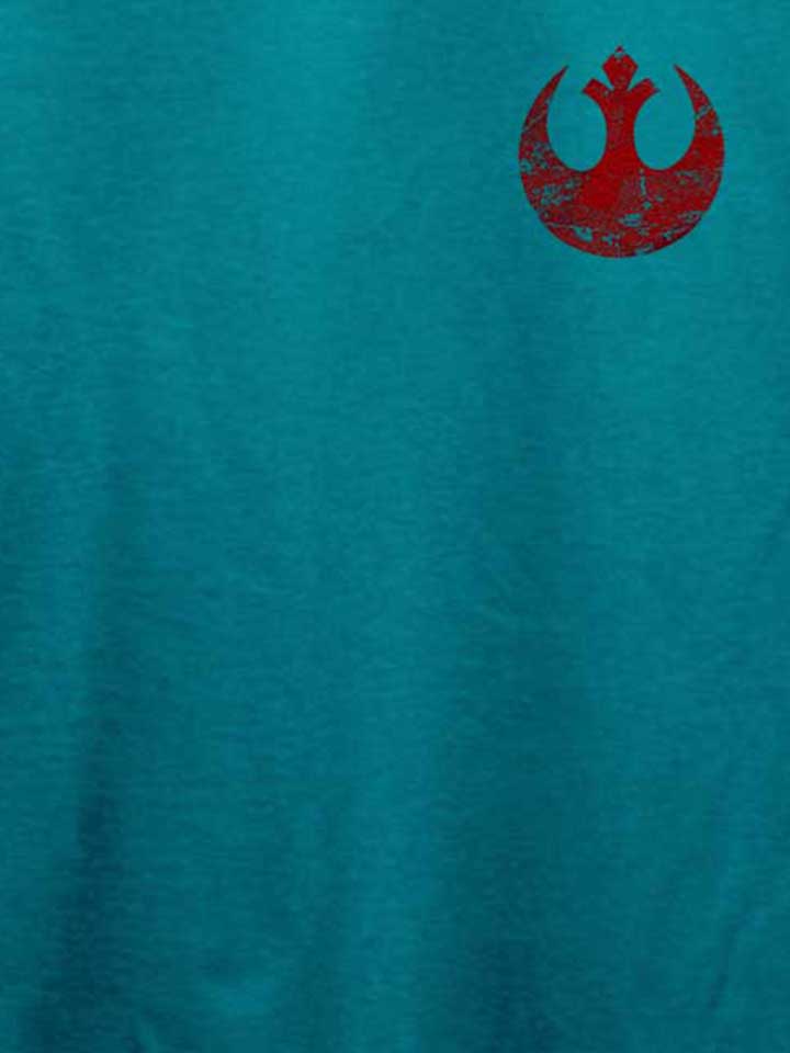 rebel-alliance-logo-chest-print-t-shirt tuerkis 4