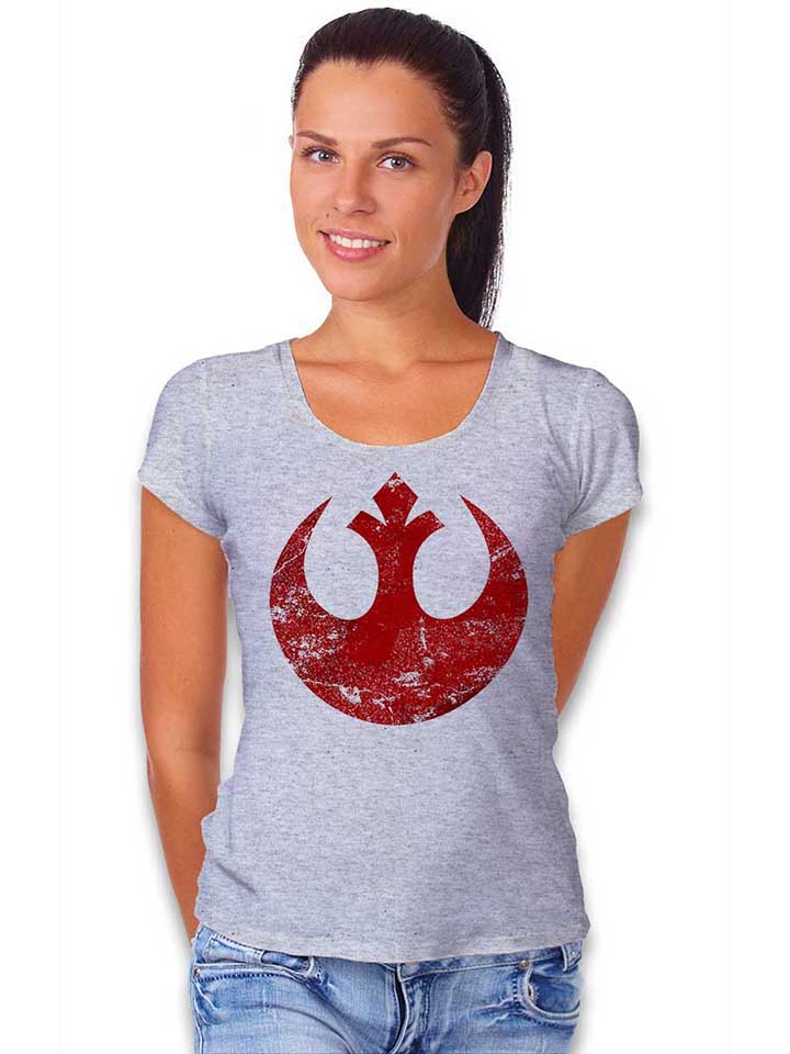 rebel-alliance-logo-damen-t-shirt grau-meliert 2
