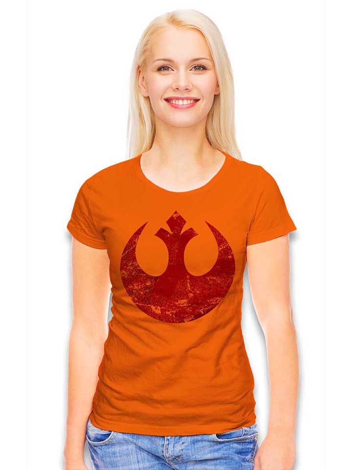 rebel-alliance-logo-damen-t-shirt orange 2