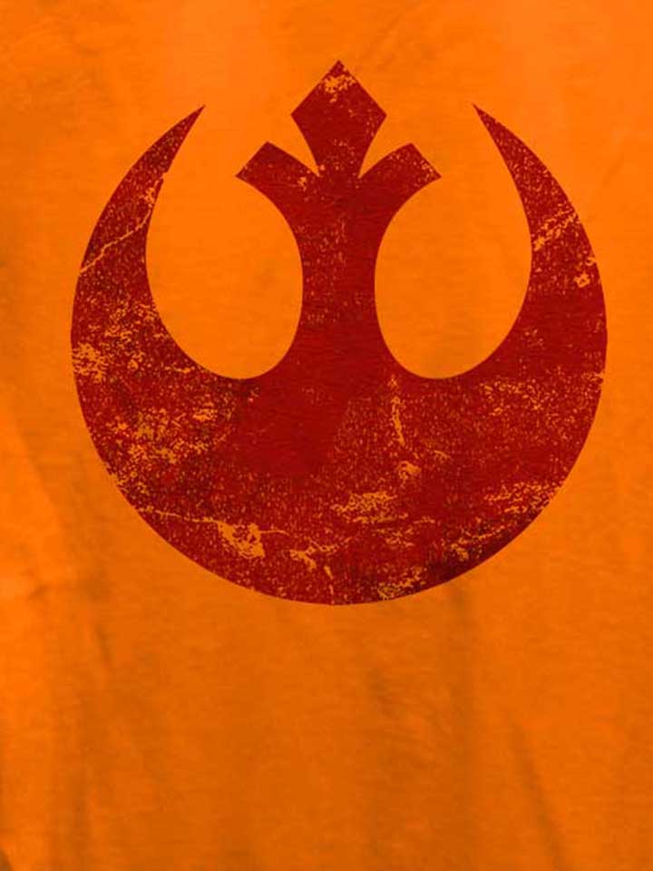 rebel-alliance-logo-damen-t-shirt orange 4