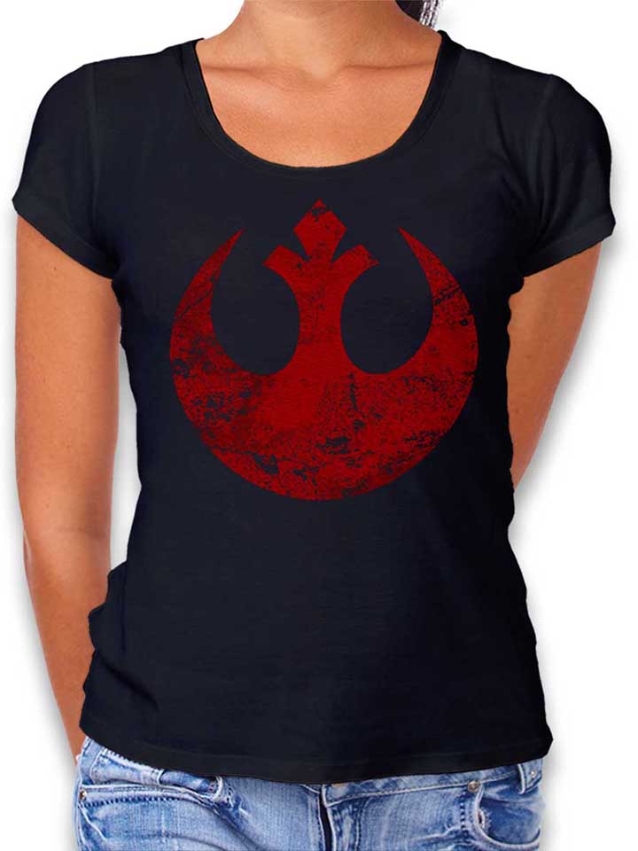 Rebel Alliance Logo Damen T-Shirt schwarz L
