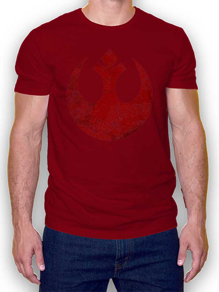 rebel-alliance-logo-t-shirt bordeaux 1