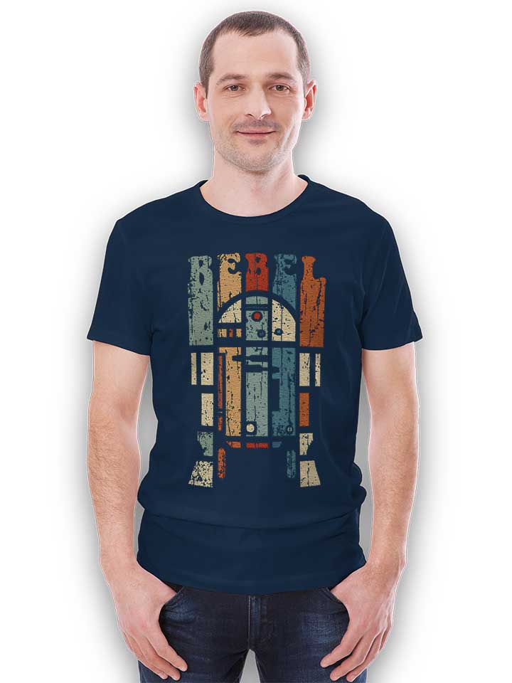 rebel-droid-t-shirt dunkelblau 2