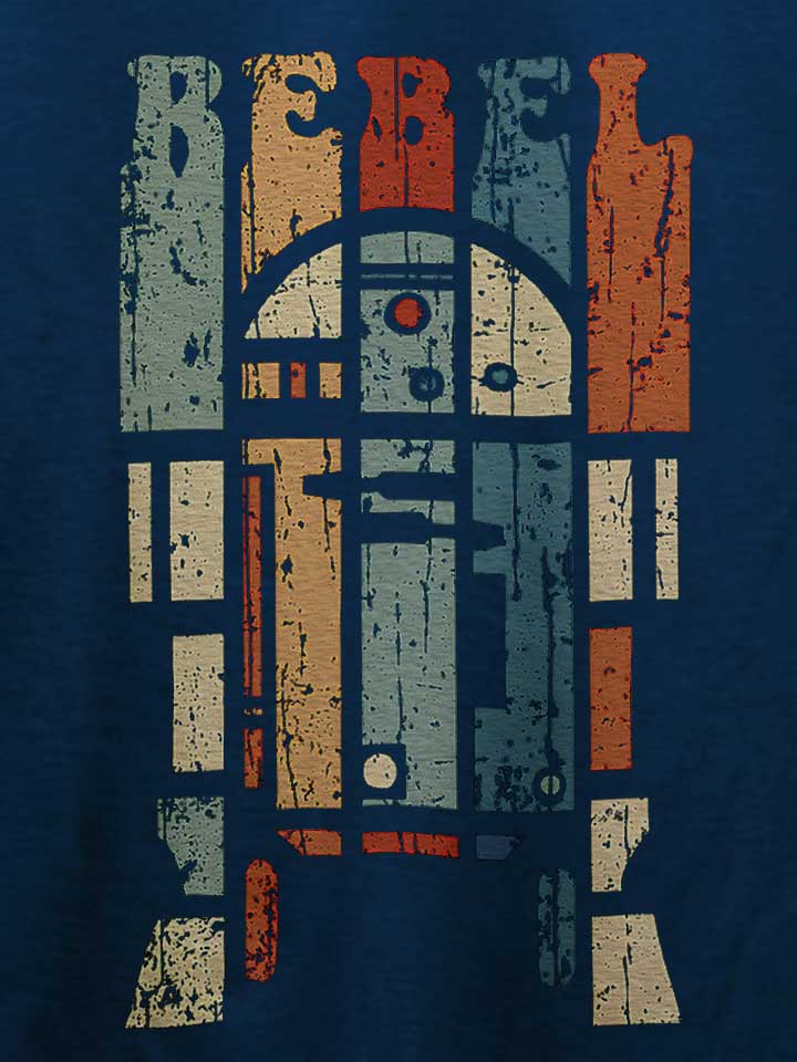 rebel-droid-t-shirt dunkelblau 4