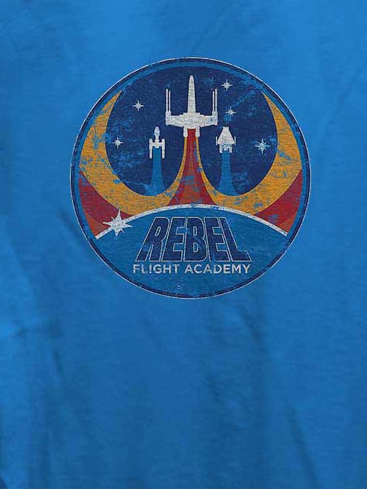 rebel-flight-academy-vintage-damen-t-shirt royal 4