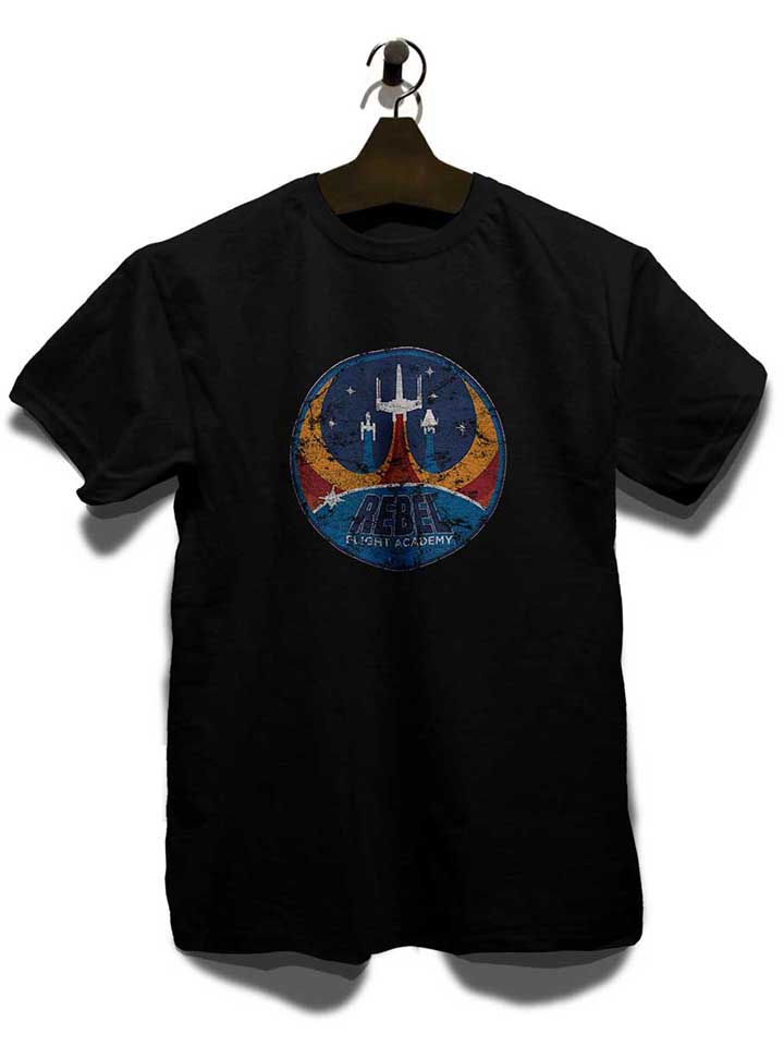 rebel-flight-academy-vintage-t-shirt schwarz 3