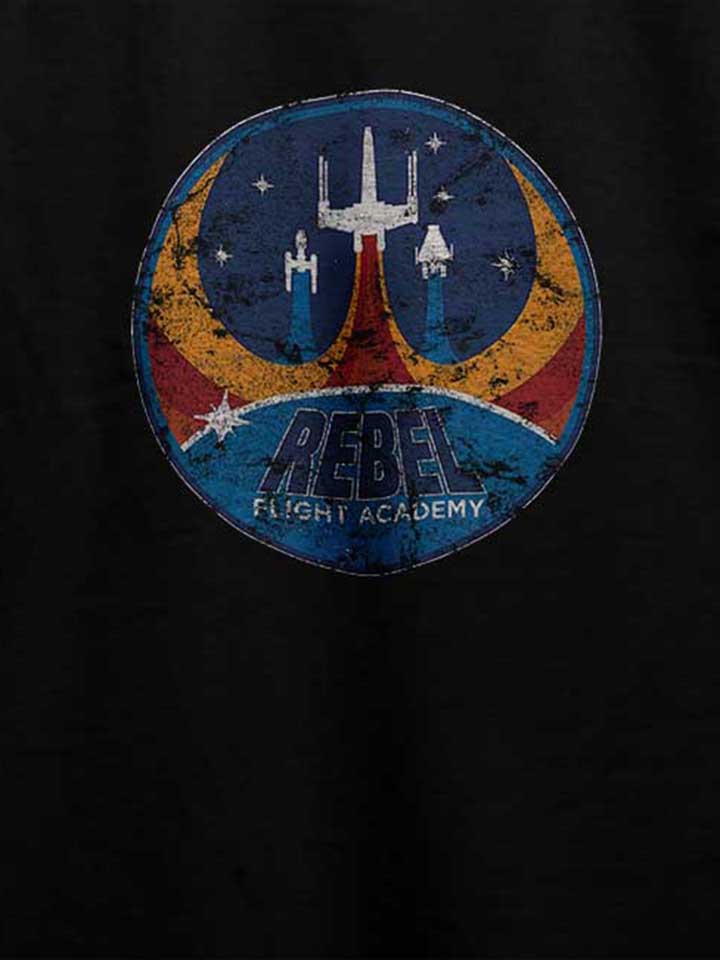 rebel-flight-academy-vintage-t-shirt schwarz 4