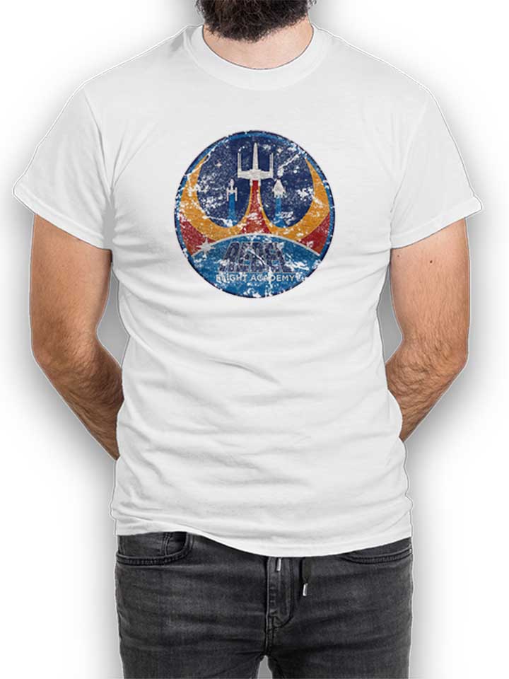 rebel-flight-academy-vintage-t-shirt weiss 1