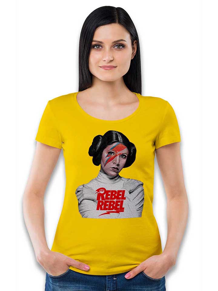 rebel-rebel-leia-damen-t-shirt gelb 2