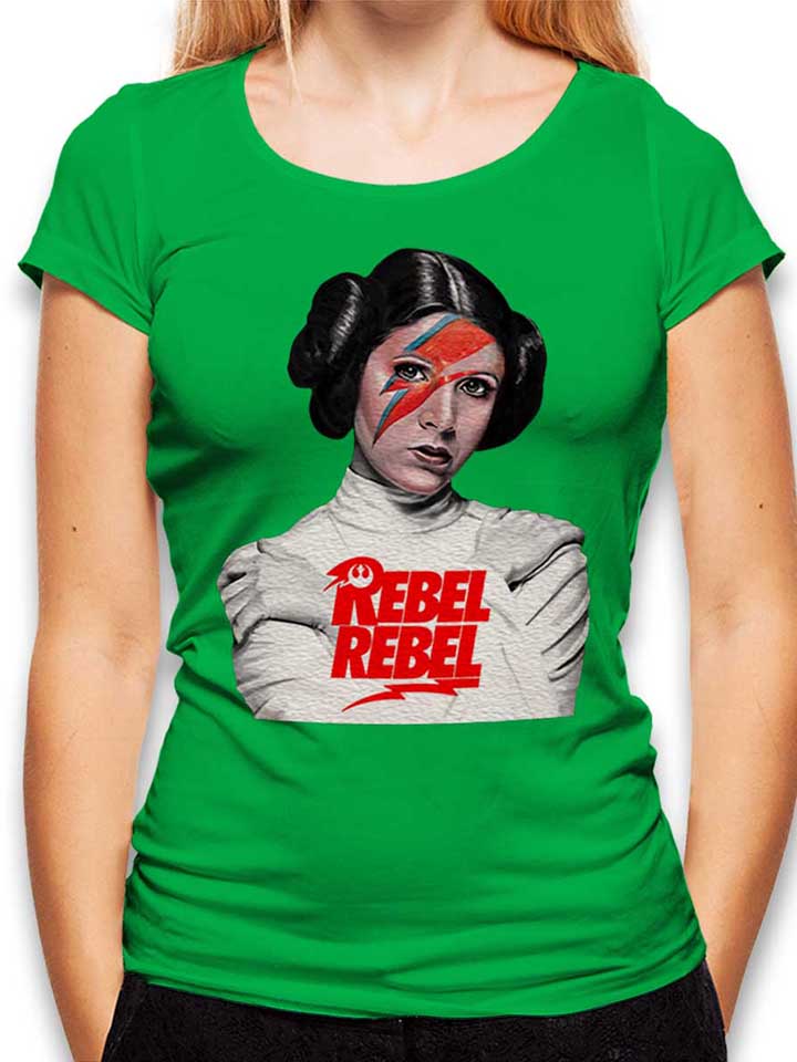 Rebel Rebel Leia Damen T-Shirt gruen L