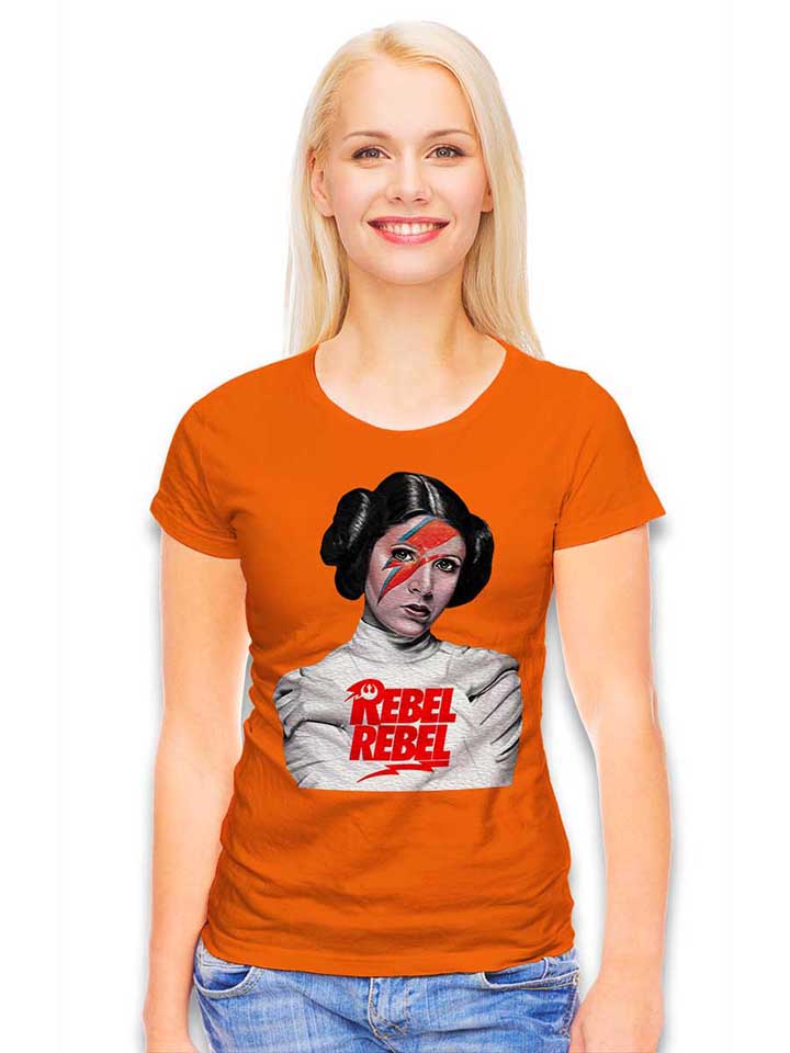 rebel-rebel-leia-damen-t-shirt orange 2