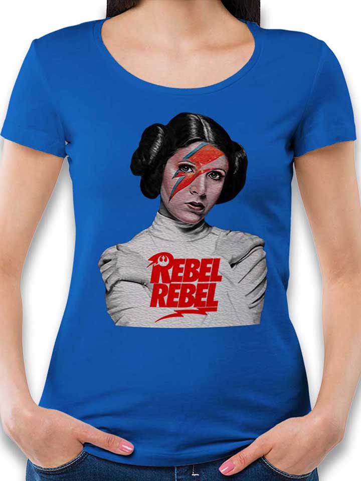 Rebel Rebel Leia Damen T-Shirt royal L