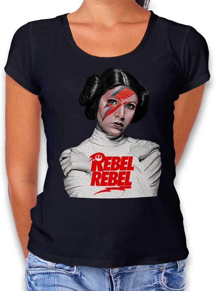 Rebel Rebel Leia Damen T-Shirt schwarz L